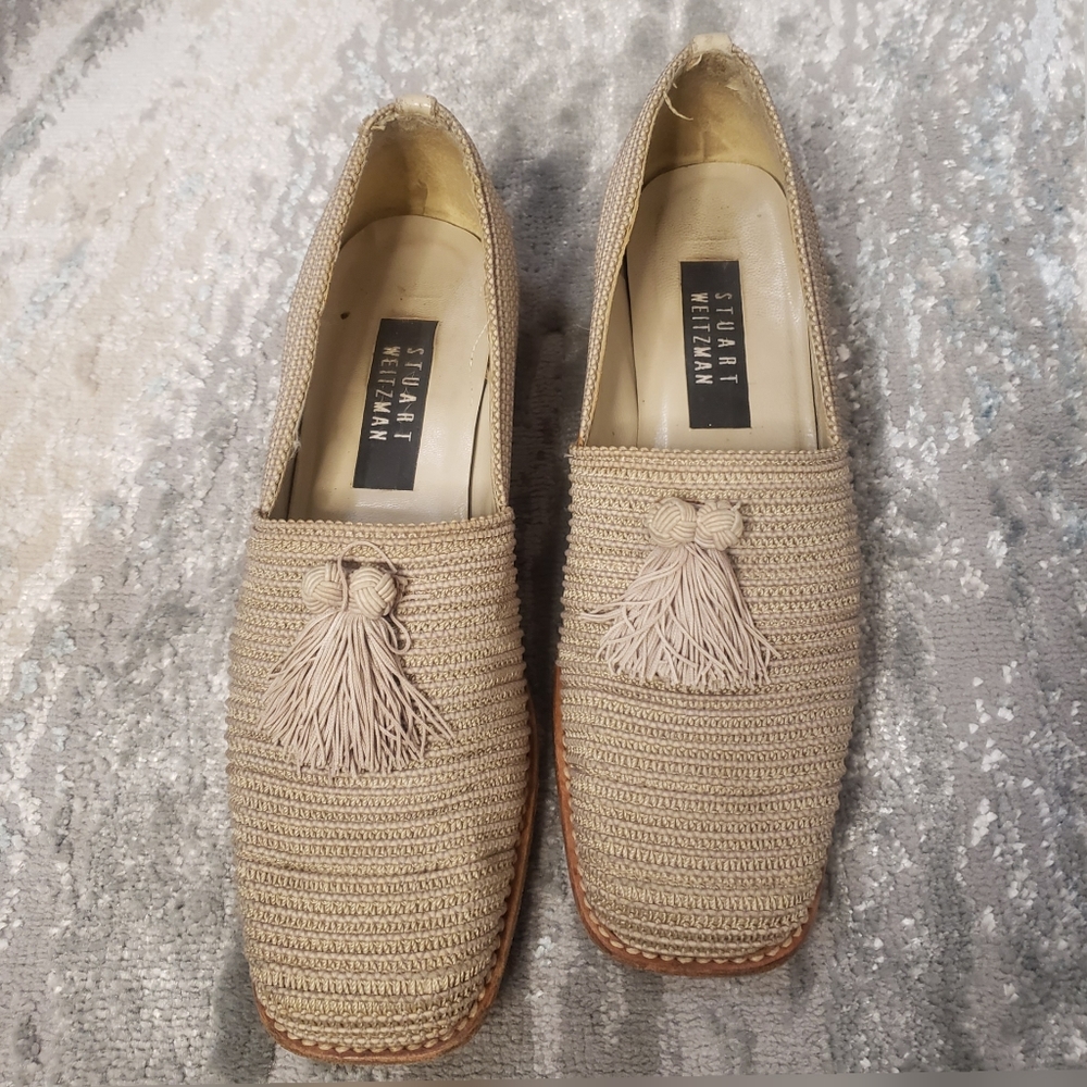 Stuart Weitzman beige l  shoes